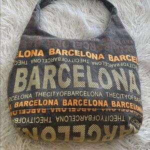 ROBIN RUTH 100% Cotton Barcelona Tote Bag Like New!